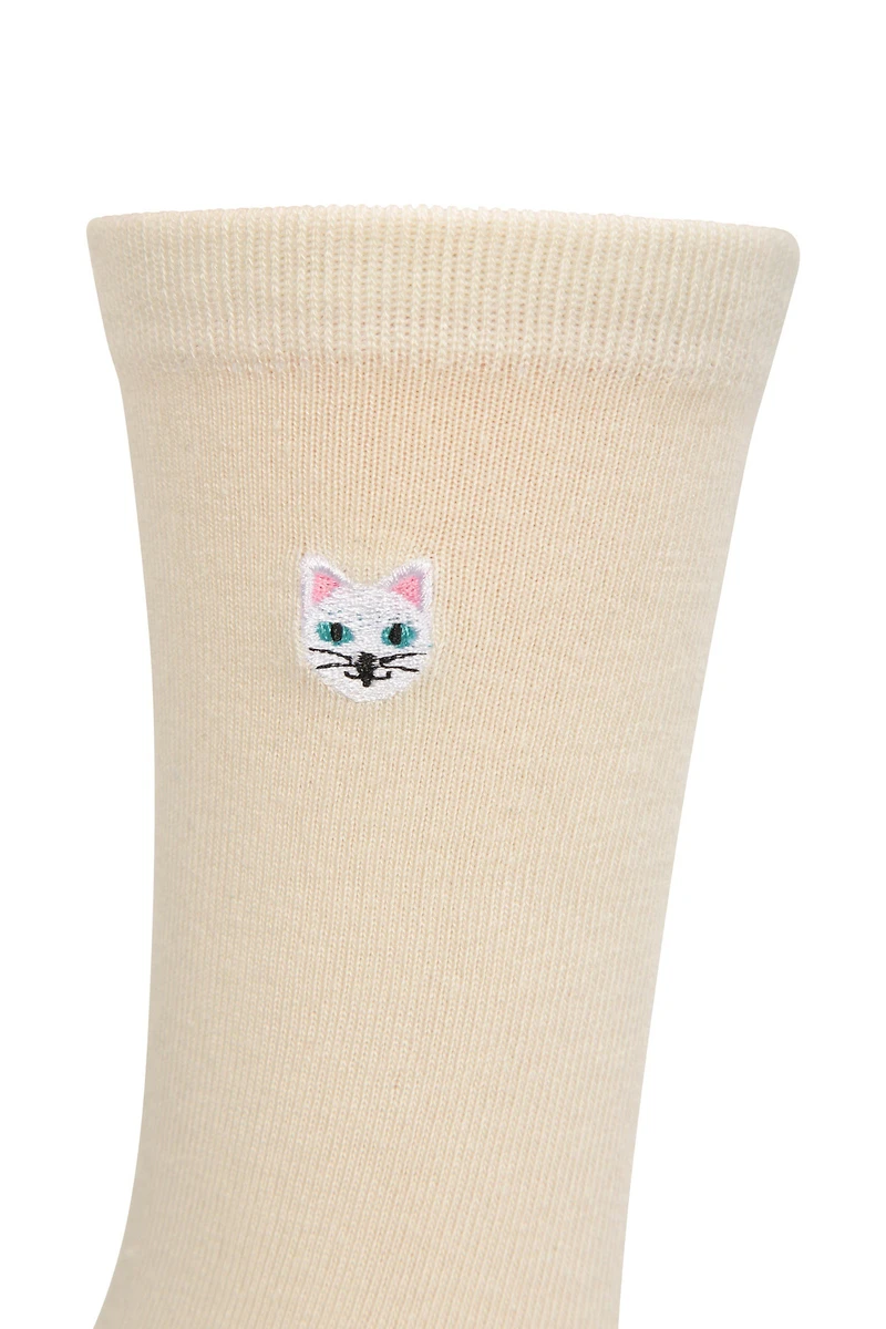 Cat Womens Bamboo Socks Multipack