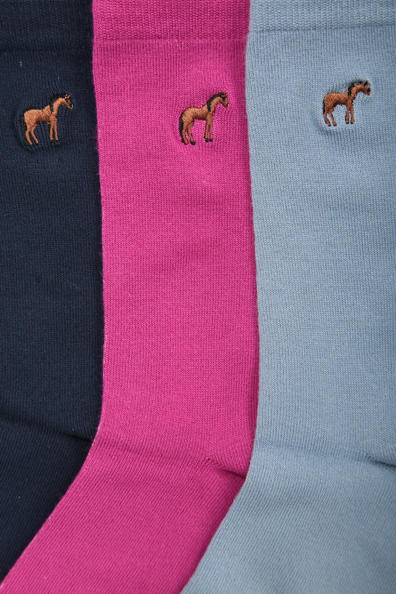 Horse Womens Bamboo Socks Multipack
