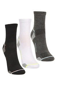 IsoCool Womens Performance Quarter Length Socks Multipack