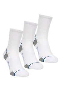 IsoCool Mens Performance Quarter Length Socks 3-Pack