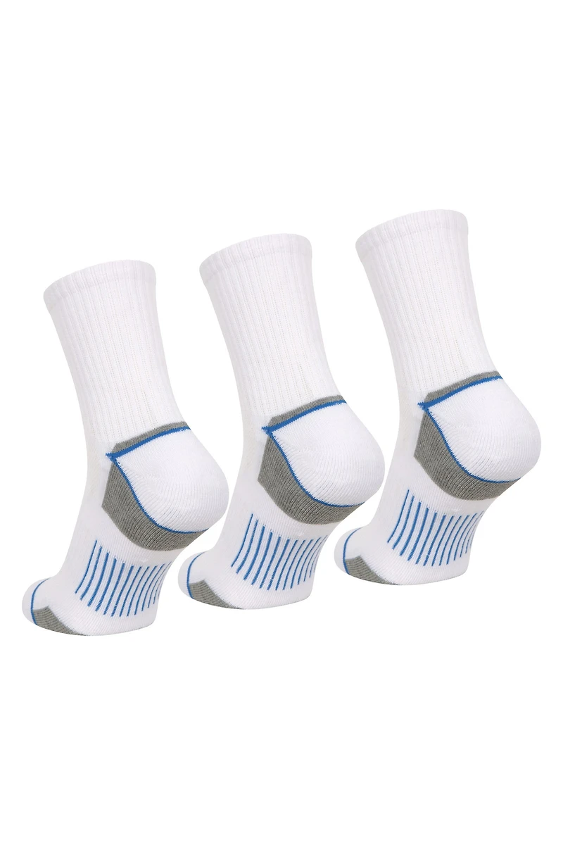 IsoCool Mens Performance Quarter Length Socks 3-Pack