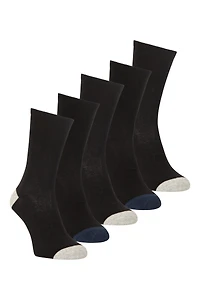 Mens Everyday Mid-Calf Socks With Odour Control 5-Pack