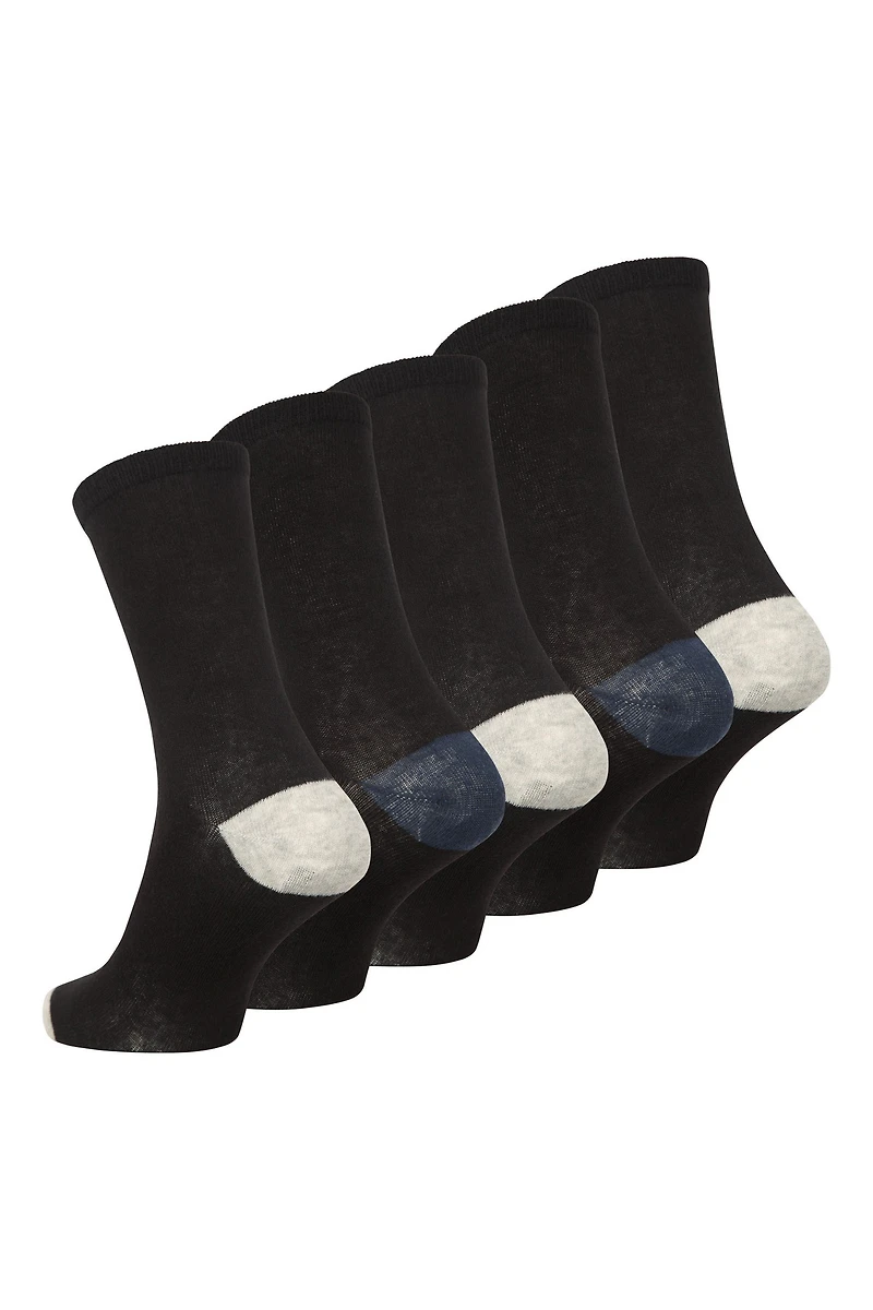 Mens Everyday Mid-Calf Socks With Odour Control 5-Pack