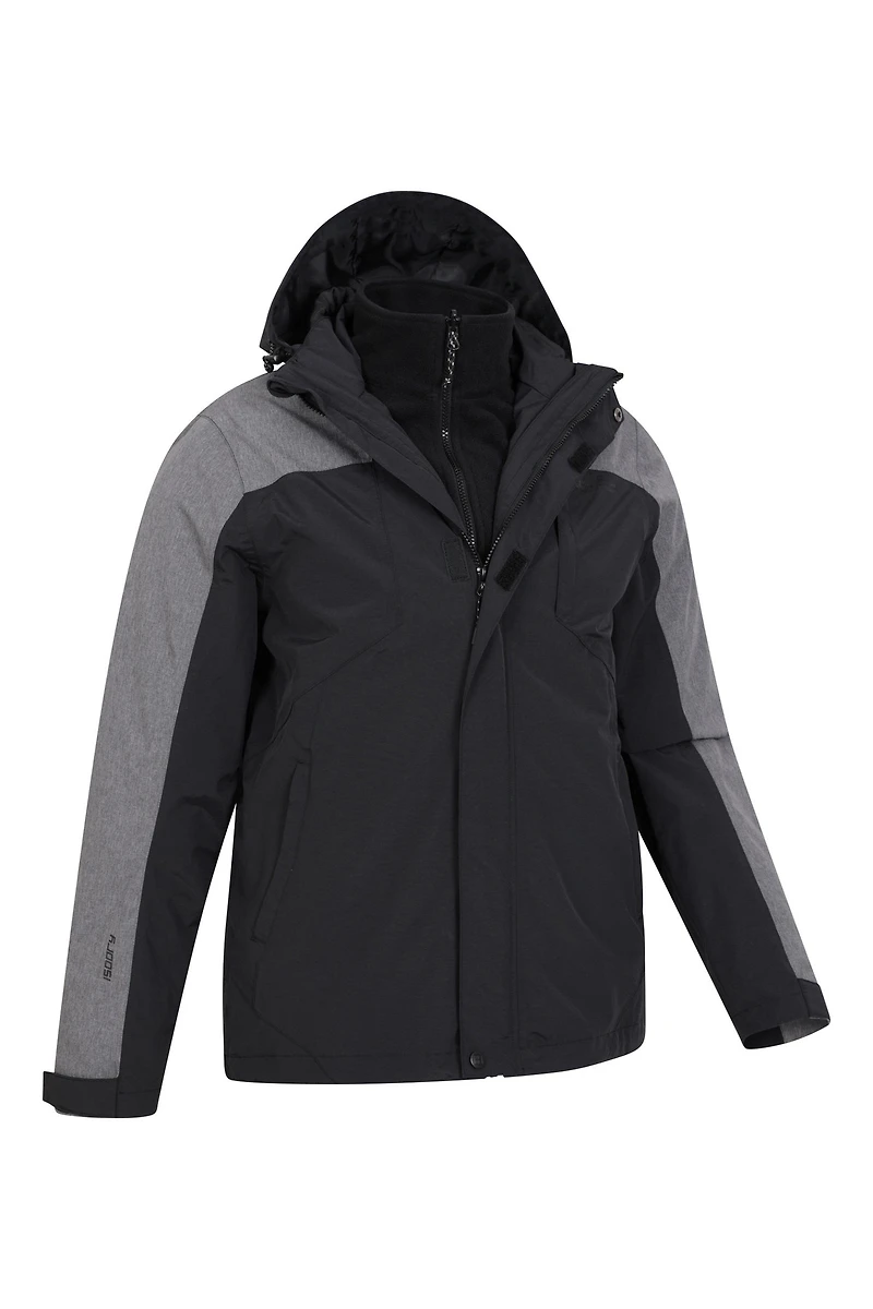District Mens 3 1 Waterproof Jacket