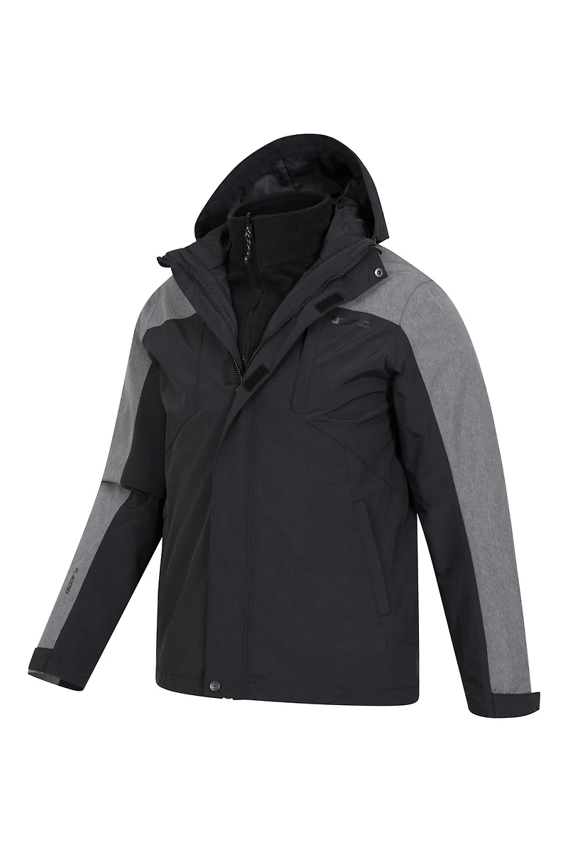 District Mens 3 1 Waterproof Jacket
