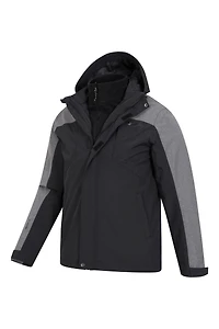 District Mens 3 1 Waterproof Jacket