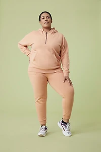 Womens Zip Front Hoodie