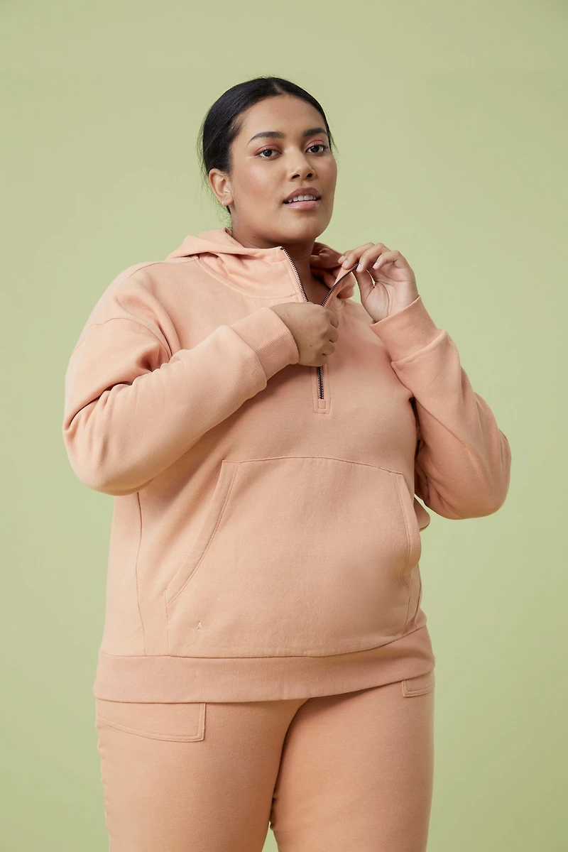 Womens Zip Front Hoodie