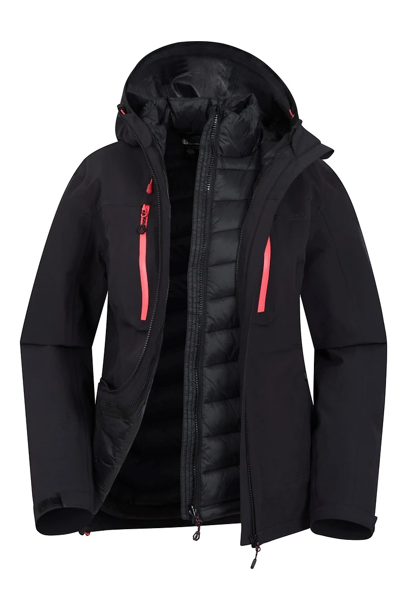 Edge Extreme Womens 3 1 Waterproof Jacket