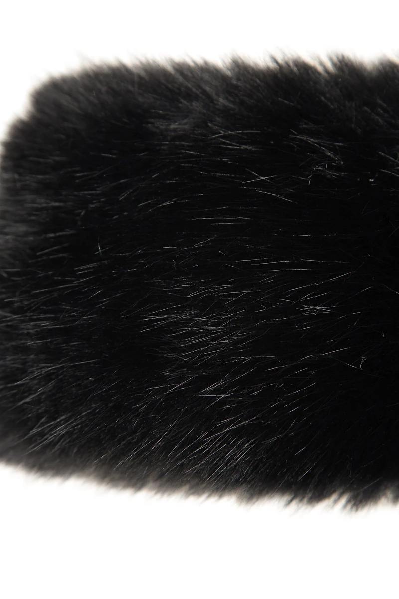 Womens Faux Fur Thermal Headband