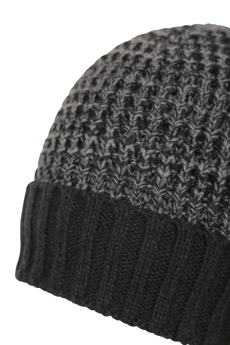 Yeti Melange Fur Lined Thermal Beanie