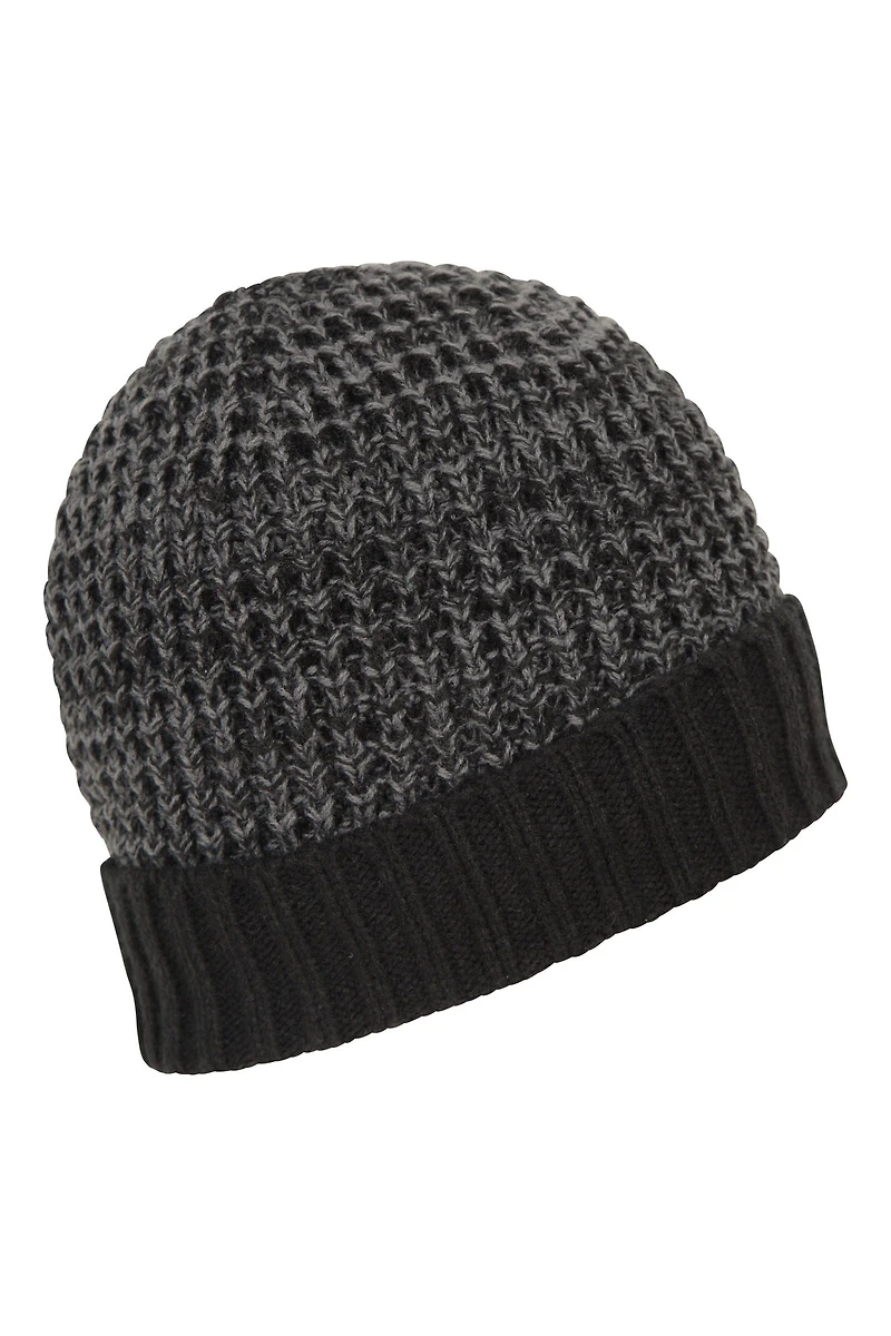 Yeti Melange Fur Lined Thermal Beanie