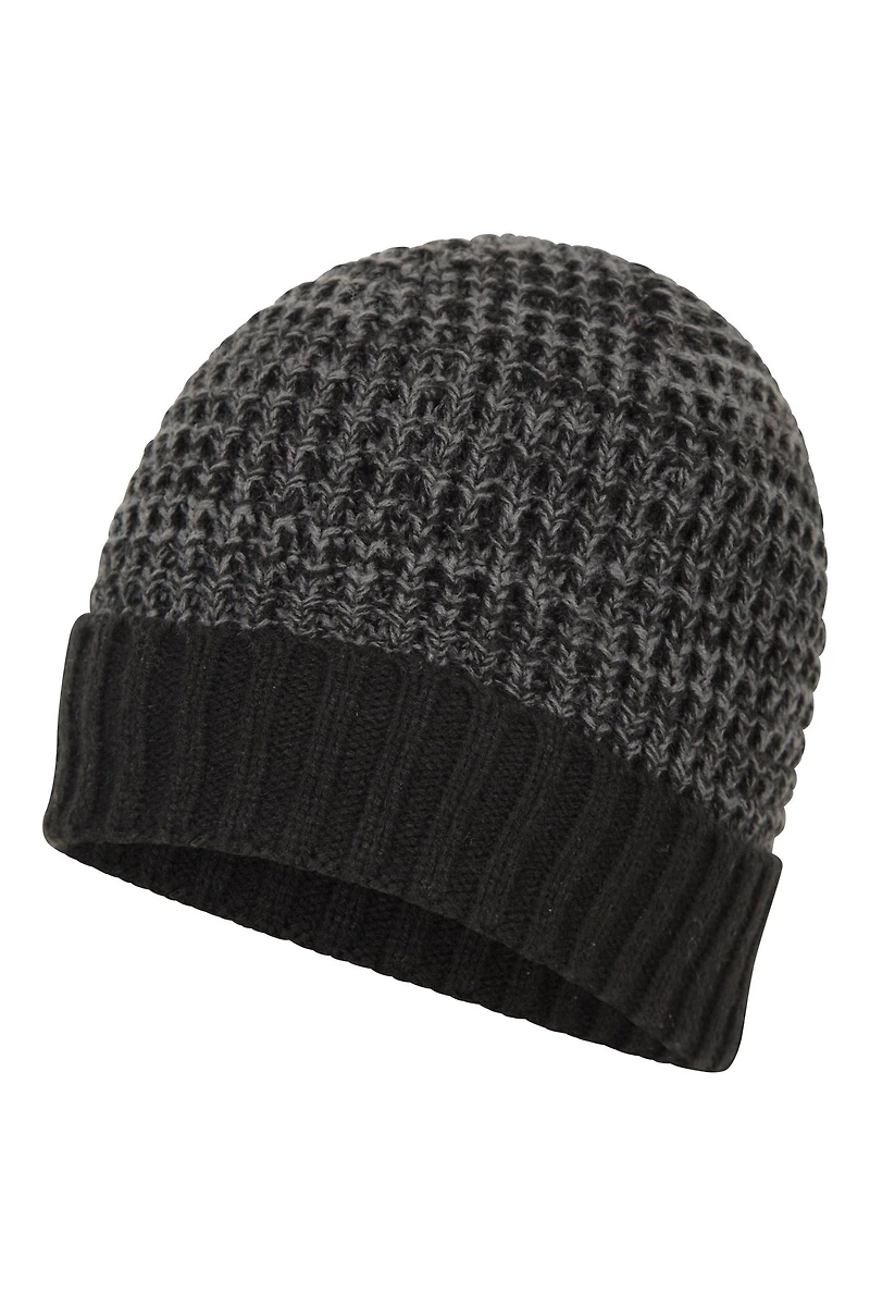 Yeti Melange Fur Lined Thermal Beanie