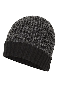 Yeti Melange Fur Lined Thermal Beanie