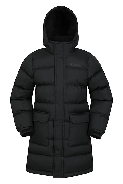 Snow Kids Water Resistant Longline Insulated Jacket