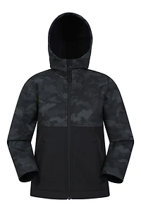 Exodus Kids Camo Print Softshell Jacket