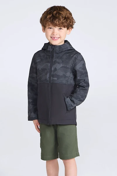 Exodus Kids Camo Print Softshell Jacket