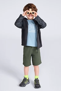 Exodus Kids Camo Print Softshell Jacket