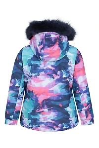 Glacial Printed Kids Ski Jacket