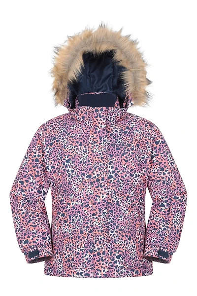 Glacial Printed Kids Ski Jacket