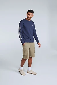 Tommy Mens Graphic Long Sleeve Tee
