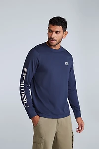 Tommy Mens Graphic Long Sleeve Tee