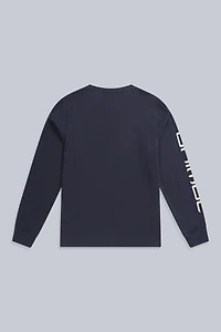 Tommy Mens Graphic Long Sleeve Tee