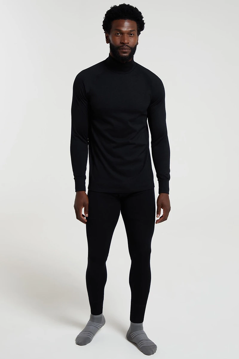 Summit Mens Merino Funnel Neck Top