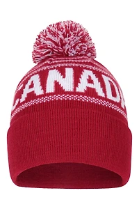 Canada Mens Pom Beanie
