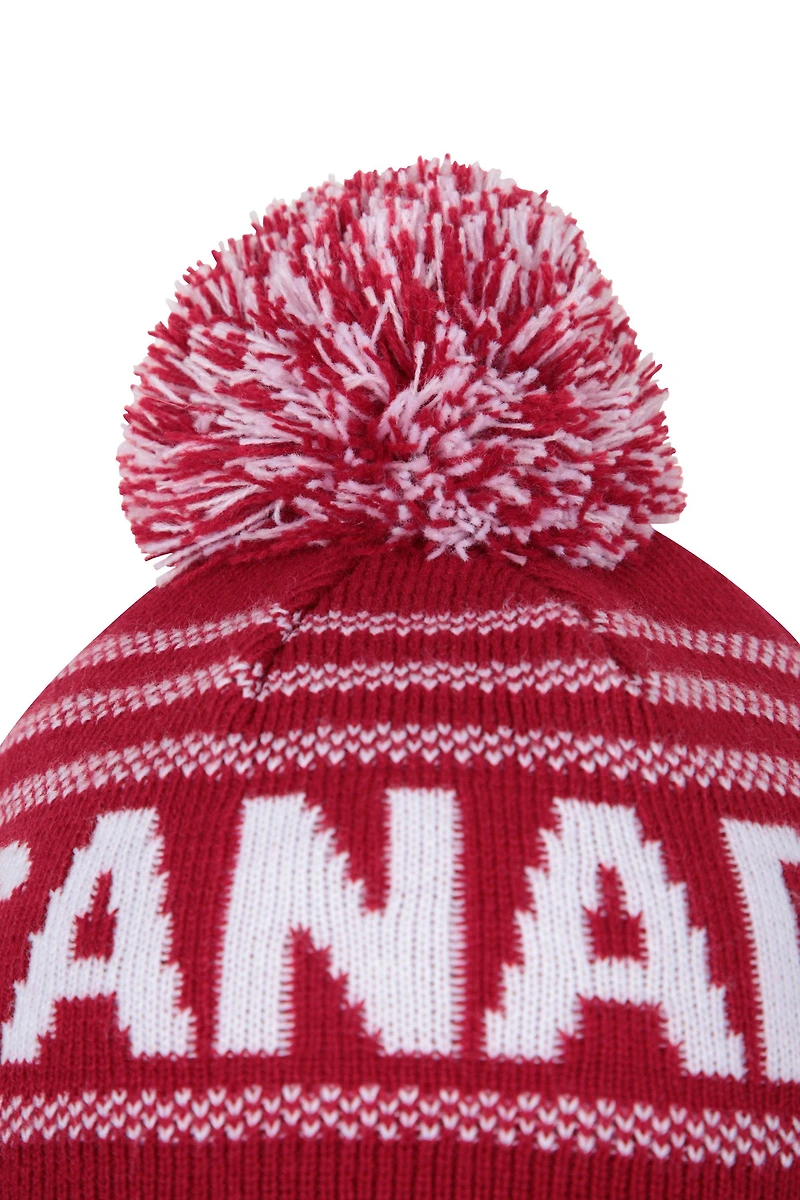 Canada Mens Pom Beanie