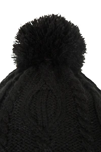 Sierra Womens Knitted Thermal Fur Hat