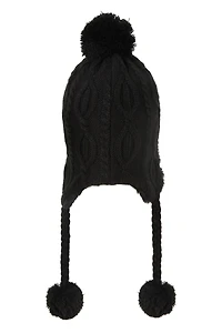 Sierra Womens Knitted Thermal Fur Hat