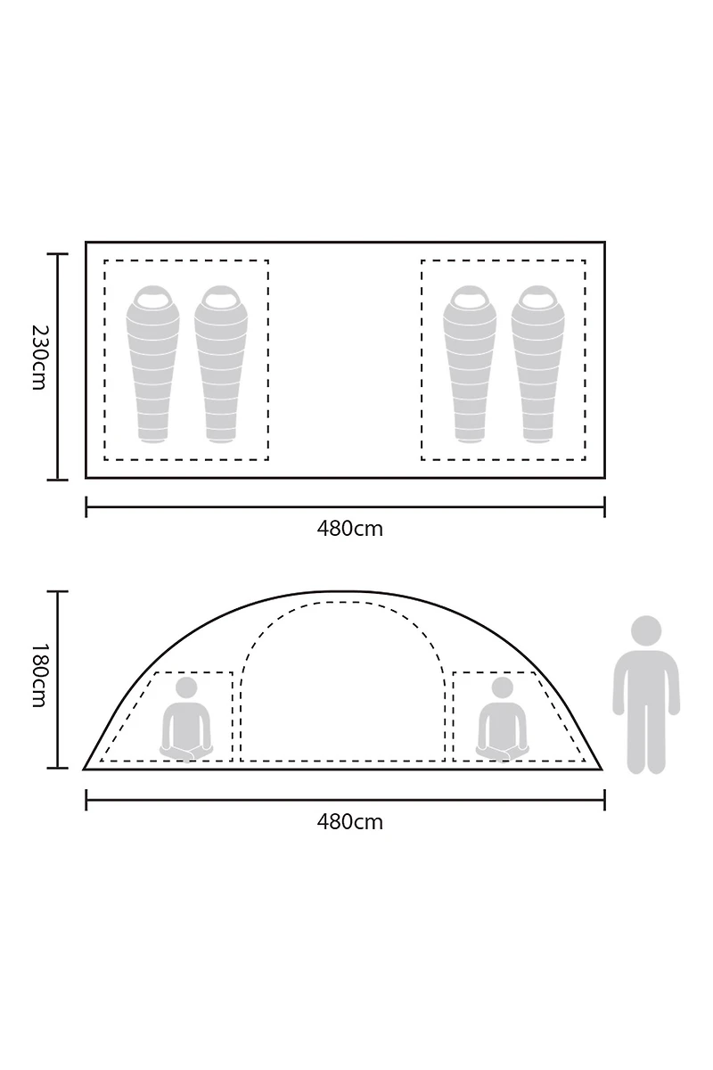 Holiday 4 Man Tent