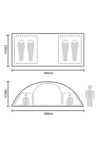 Holiday 4 Man Tent