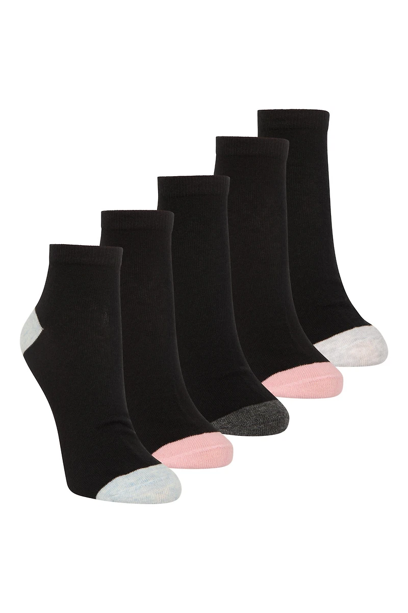 Everyday Womens Polygiene Sneaker Socks - 5 Pack