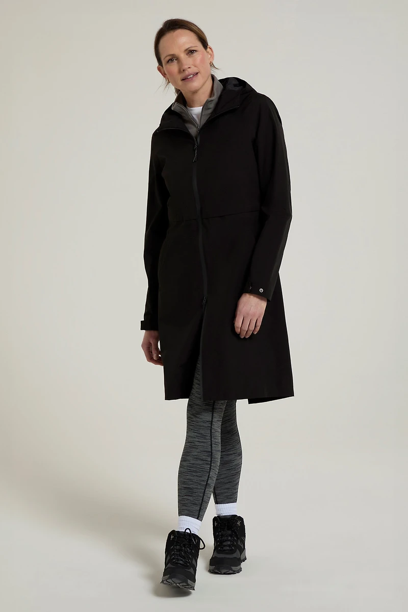 Hilltop Womens Extra Long Waterproof Jacket