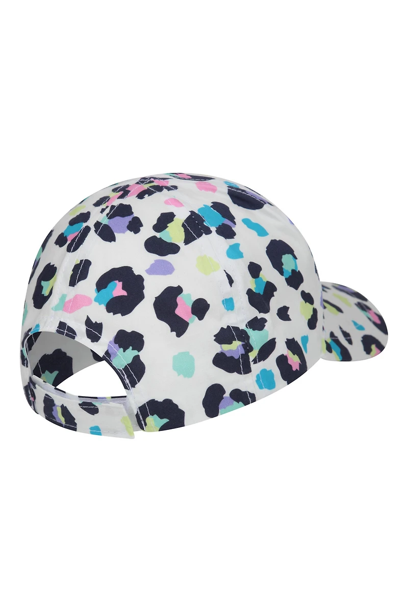 Leopard Print Kids Baseball Cap