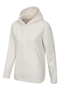 Corrie Womens Hooded Half-Zip Fleece