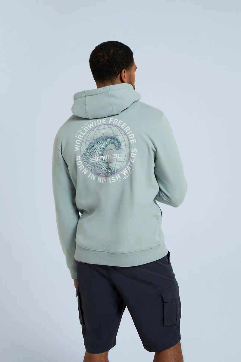 River Mens Graphic Hoodie