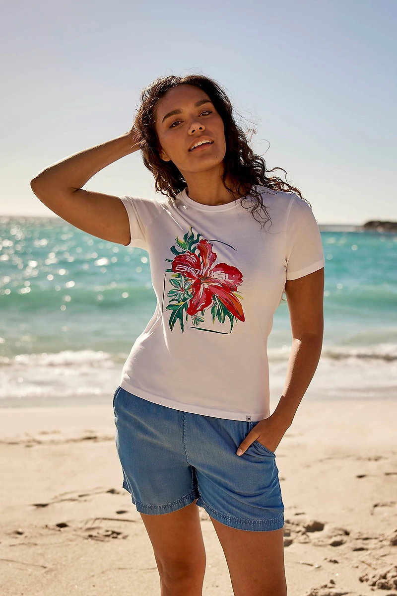 Carina Hibiscus Womens T-Shirt