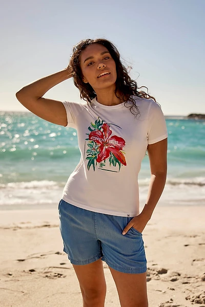 Carina Hibiscus Womens T-Shirt