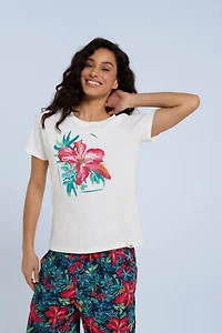 Carina Hibiscus Womens T-Shirt