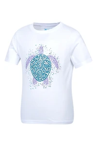 Glitter Turtle Kids Tee
