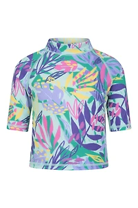 Printed Kids Rash Vest with Bikini Pant Set