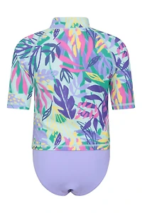 Printed Kids Rash Vest with Bikini Pant Set