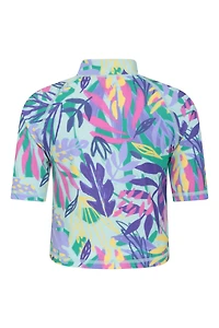 Printed Kids Rash Vest with Bikini Pant Set