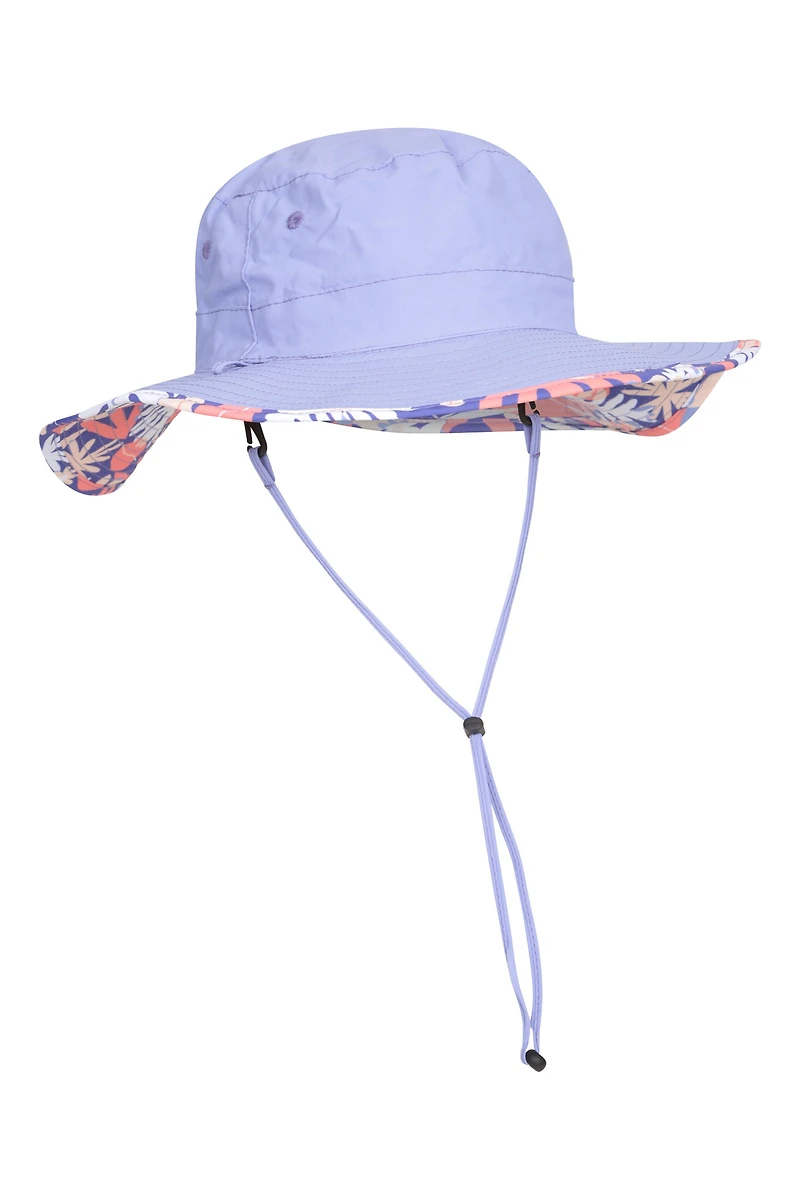 Printed Kids Reversible Water-Resistant Sun Hat