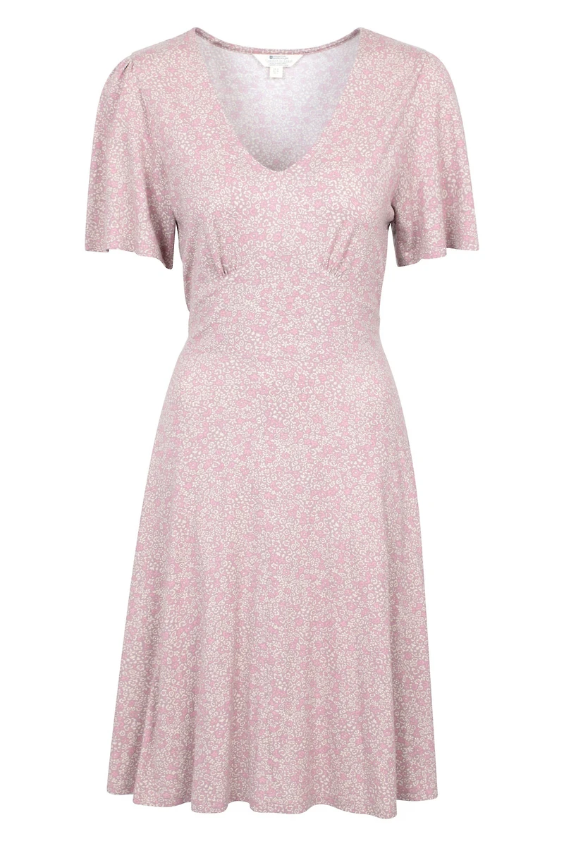 Como Printed Womens Tea Dress