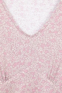 Como Printed Womens Tea Dress
