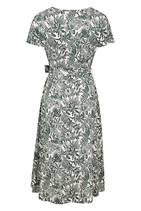Santorini Womens Midi Wrap Dress